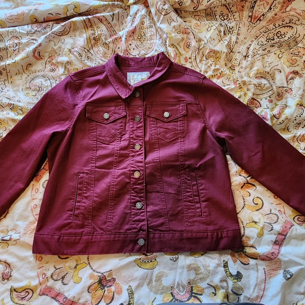 Market & Spruce Denim Jacket Size XL